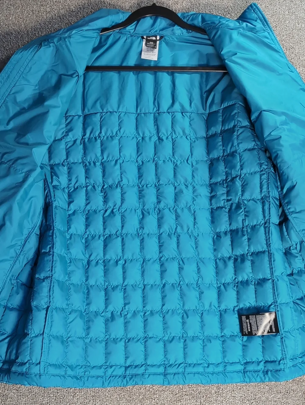 The North Face TNF Thermal Insulation Jacket Digital Steel Blue Sz XL Thermoball